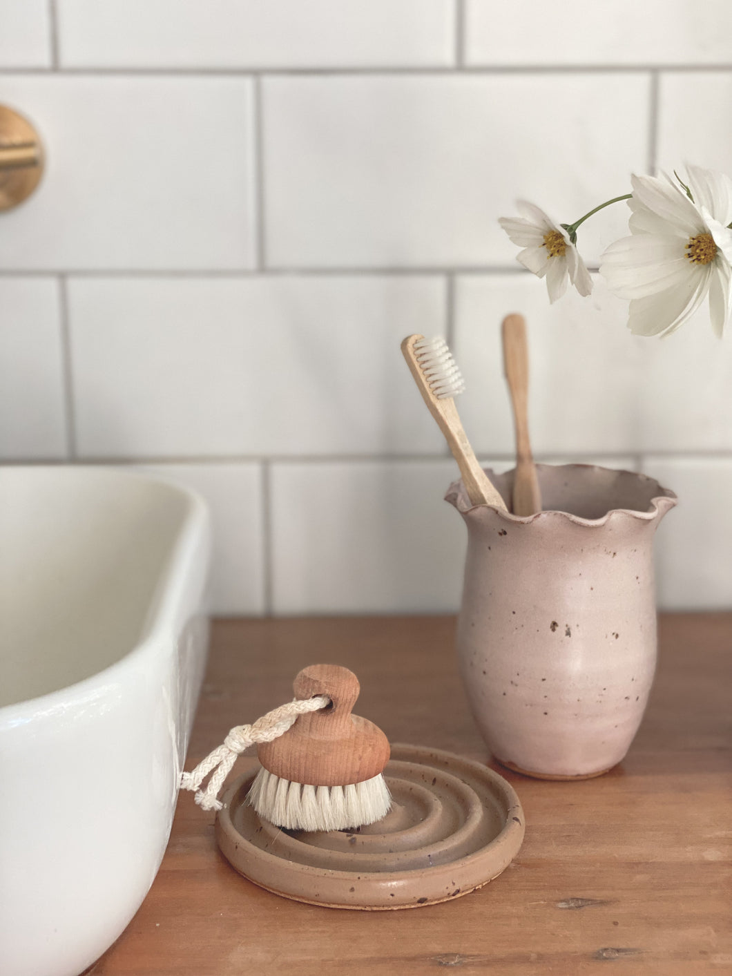 soap dish - walnut