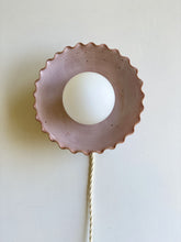 Load image into Gallery viewer, aura wall sconce with cord - preorder - rose
