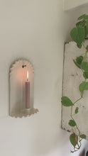 Load and play video in Gallery viewer, candle wall sconce - toi toi - preorder
